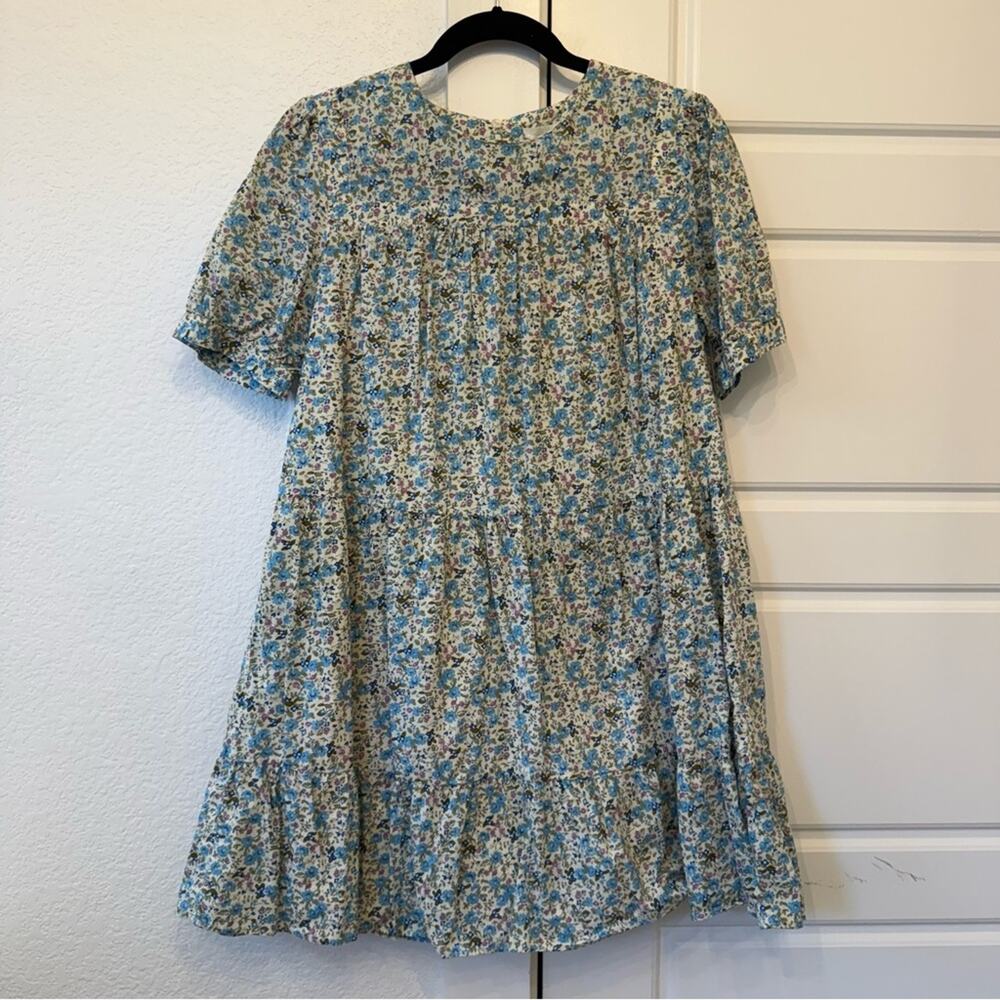 Tuckernuck Mint Green Floral Mini Dress - Picture 5 of 7